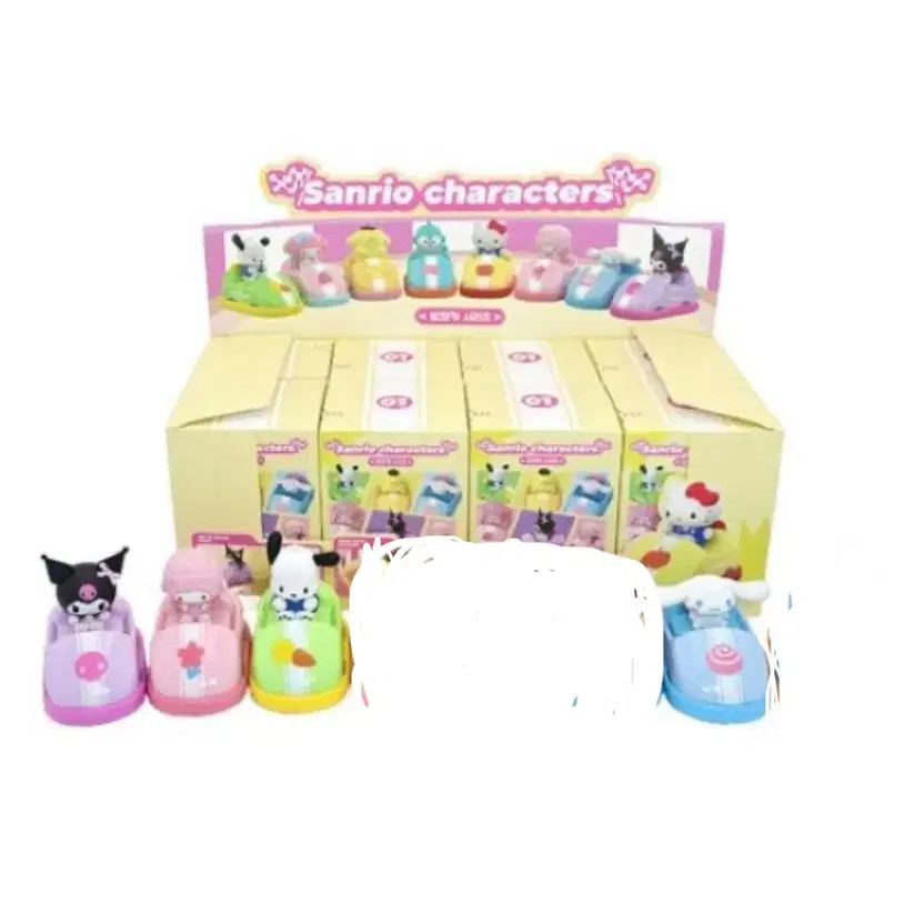 Kirimo Kuro Mimi Bumper Car Toy, Pastel Purple & Pink