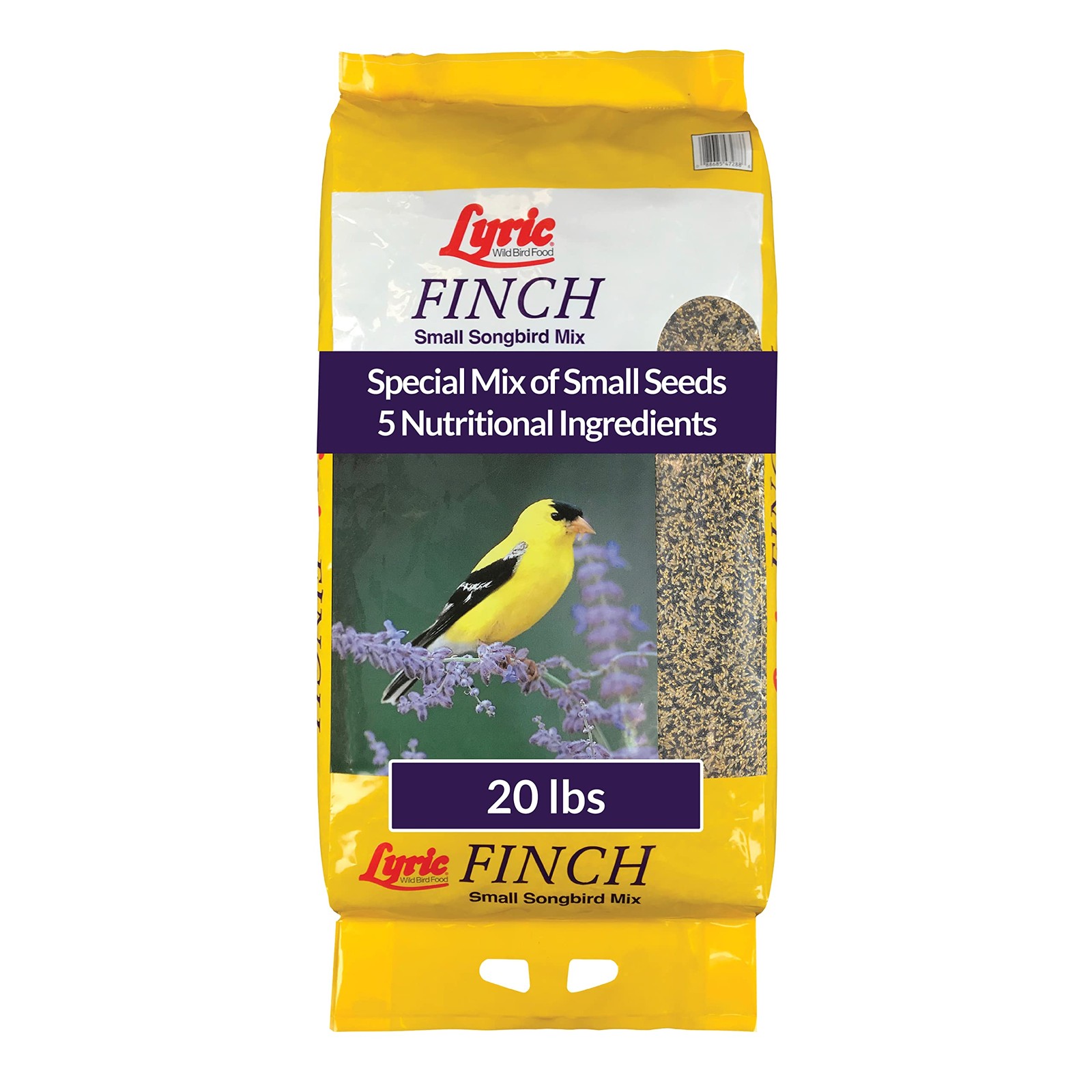 Wild Bird Seed for Feeders - Attract Goldfinches & House Finches, 20 lb Bag