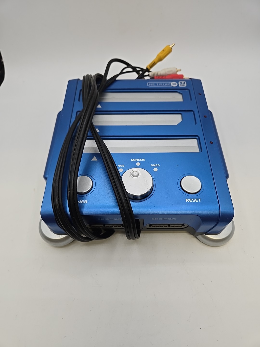 Hyperkin Retron 3 Blue, Untested, Console And A/V Cable Only