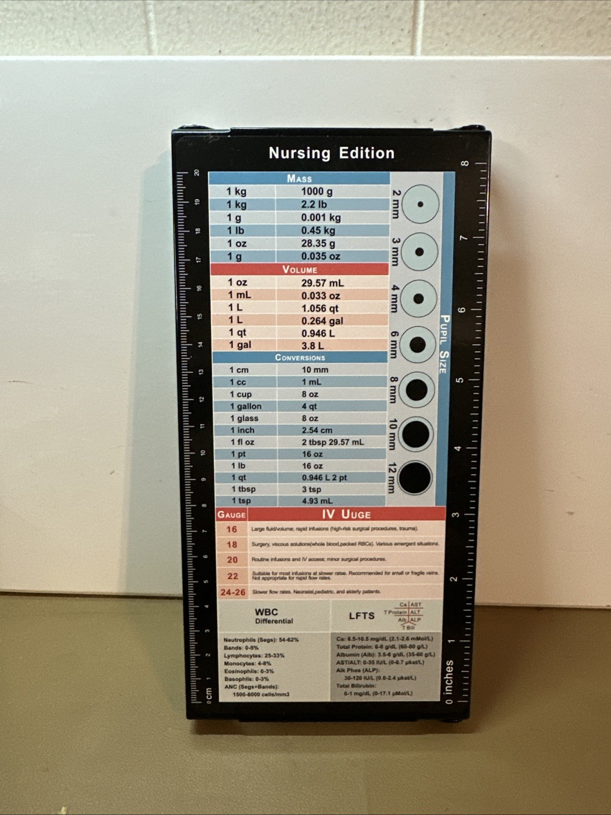Nursing Clipboard Foldable Notepad and Medical Edition Cheat Sheets 3 Layers.