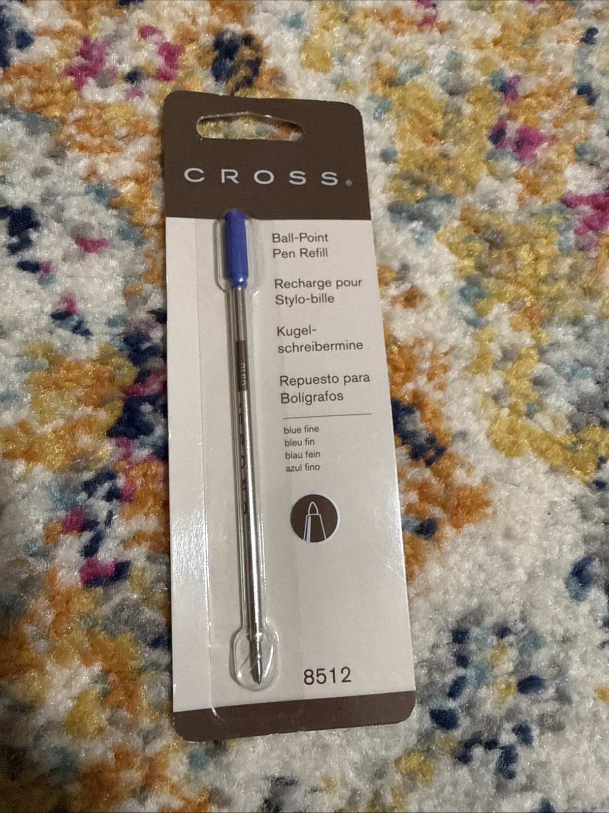 New In Package Cross Ball-Point Pen Refill Blue Fine Ink 8512