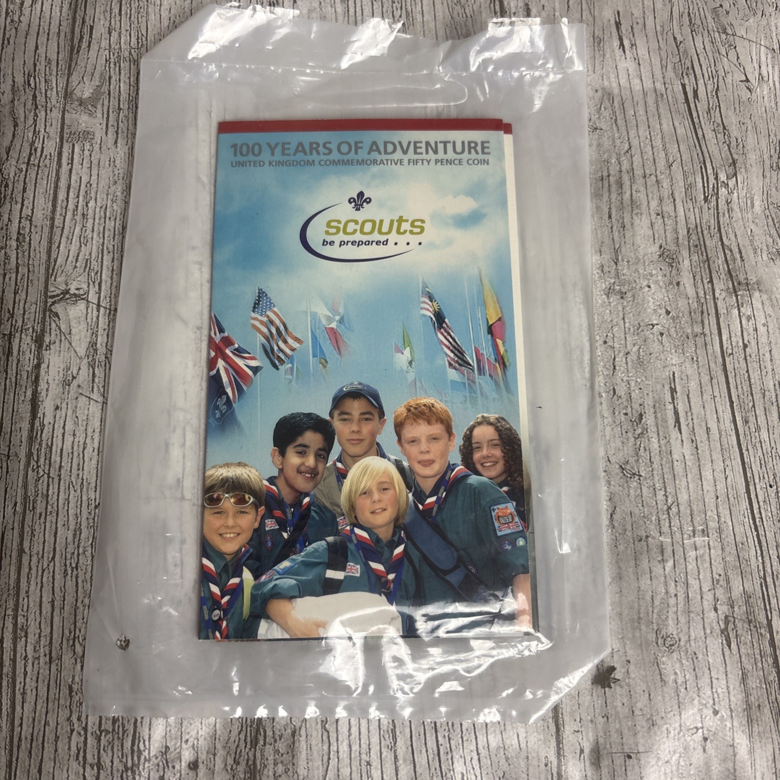 2007 THE SCOUTS 50P FIFTY 50 PENCE COIN BRILLIANT UNCIRCULATED ROYAL MINT PACK