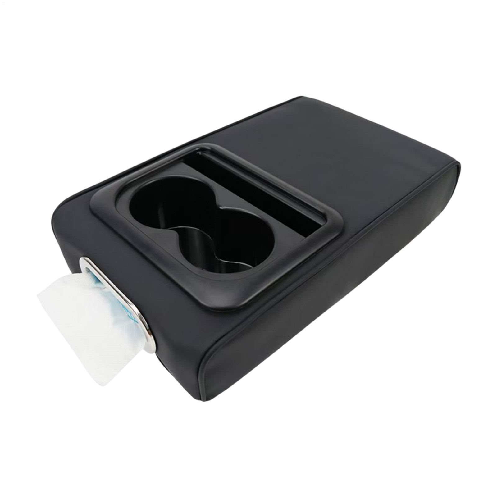 Car Armrest Box Heightening Pad Auto Arm Rest Pad Organizer Multi-functions 