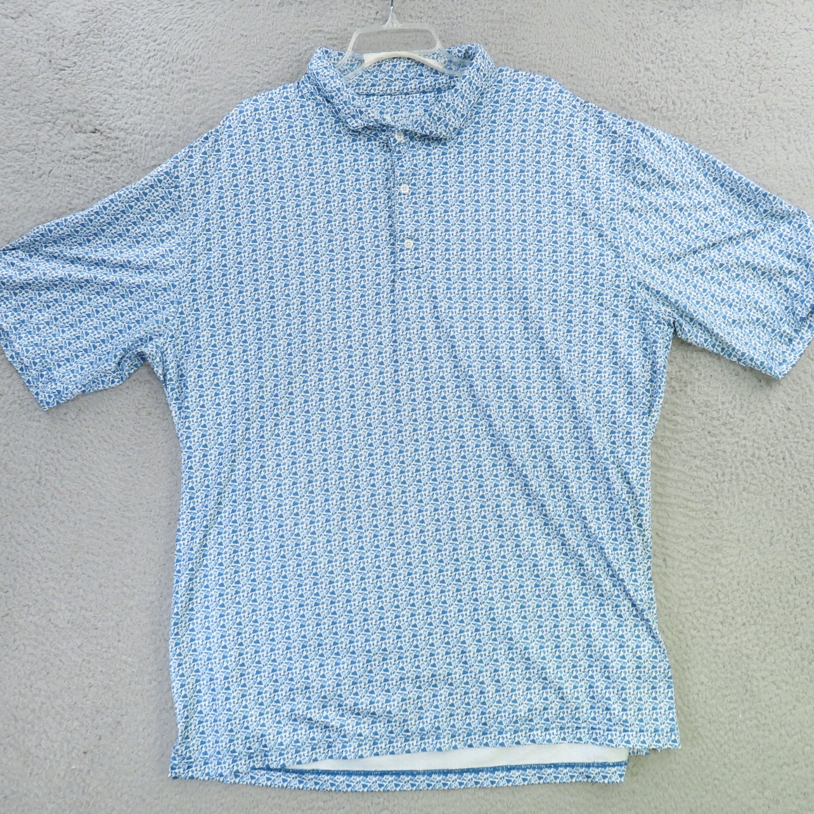 Onward Reserve Shirt Mens 2XL Cocktail Short Sleeve Golf Performance