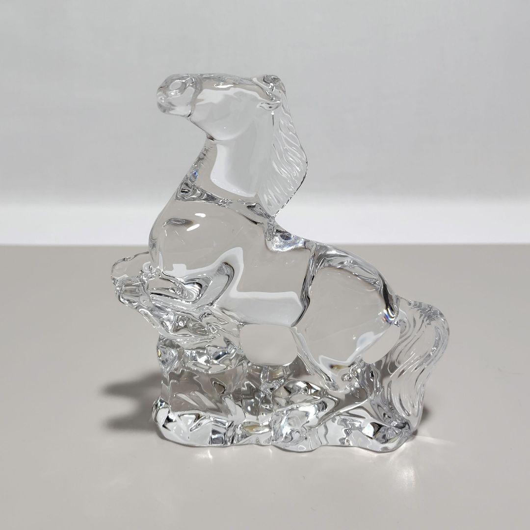 Baccarat Zodiac Horse Object Ornament BACCARAT