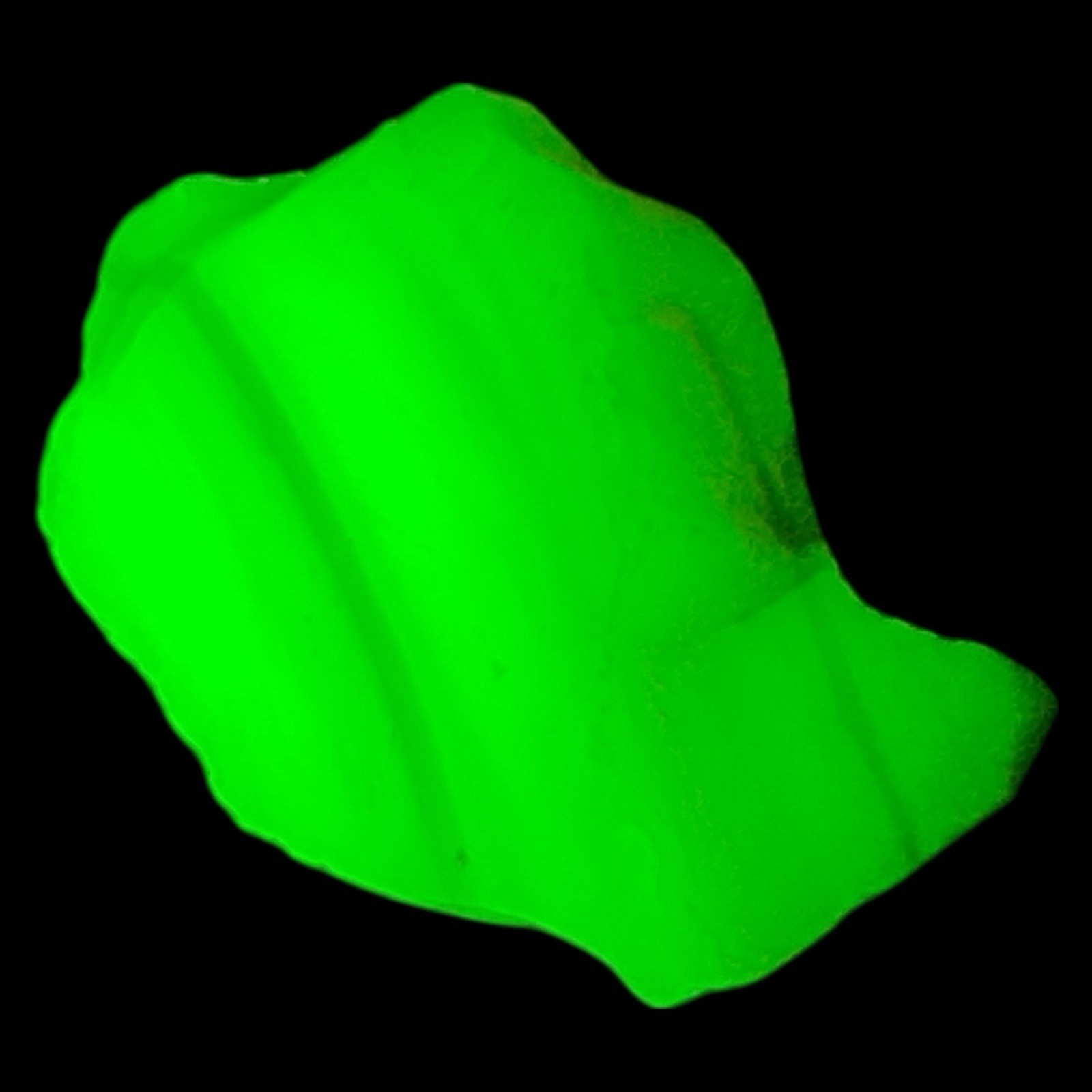 Burmese Pink Layered Art Glass Cullet Glowing Uranium Slag Glass #6GM36