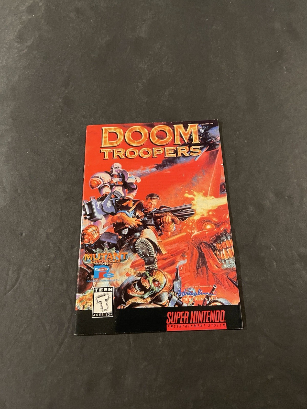 doom troopers snes manual only
