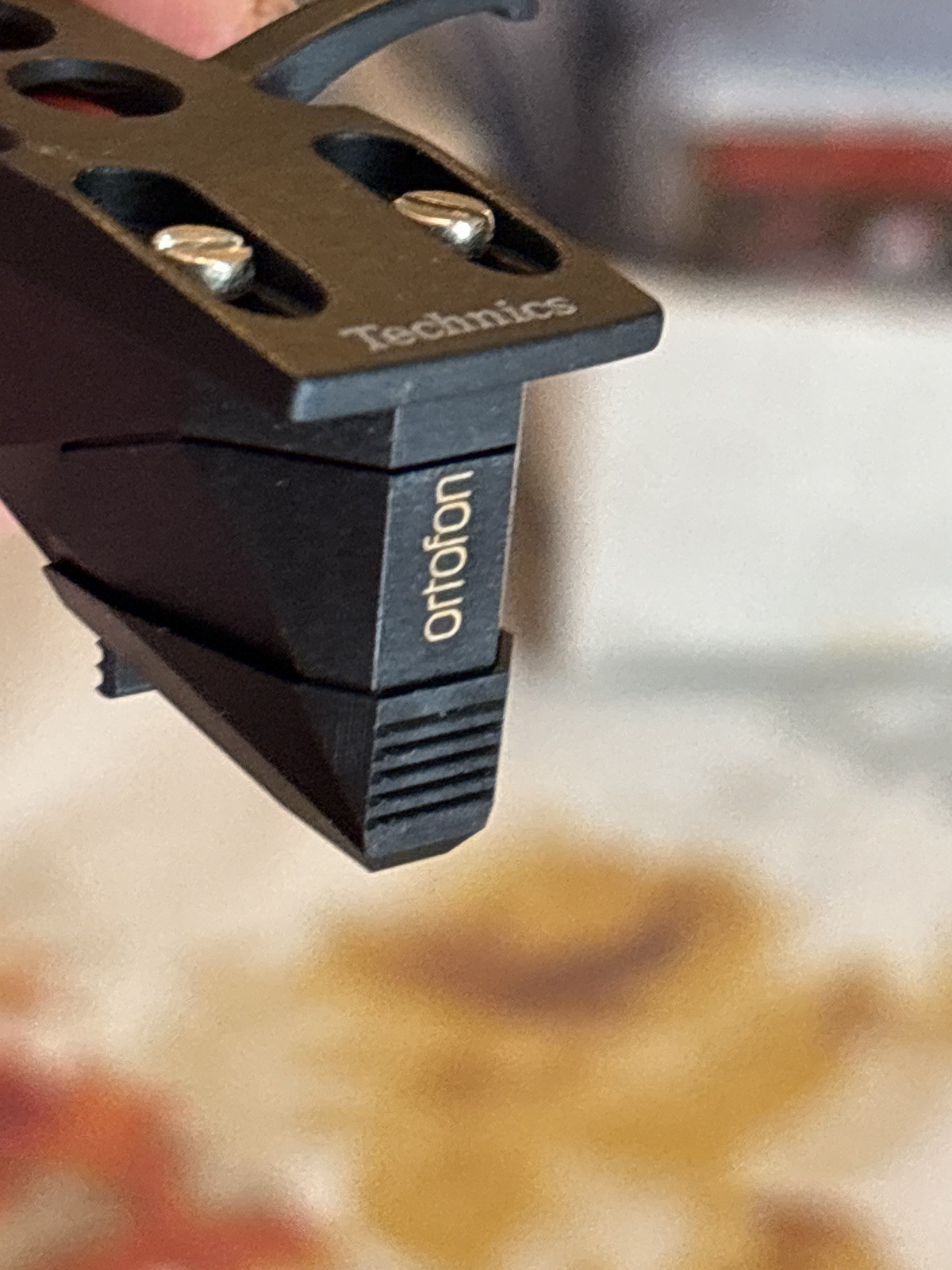 Ortofon 2M Black Moving Magnet Cartridge on TecnicsHeadshell - Used 80-100 Hours