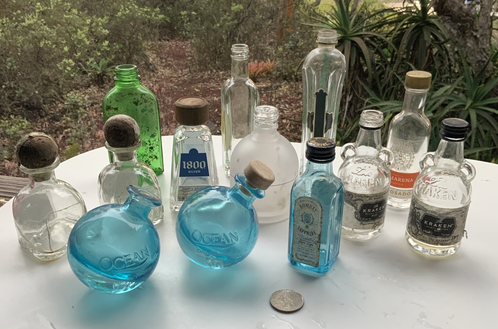 Mixed Lot of 13 Small Liquor Bottles