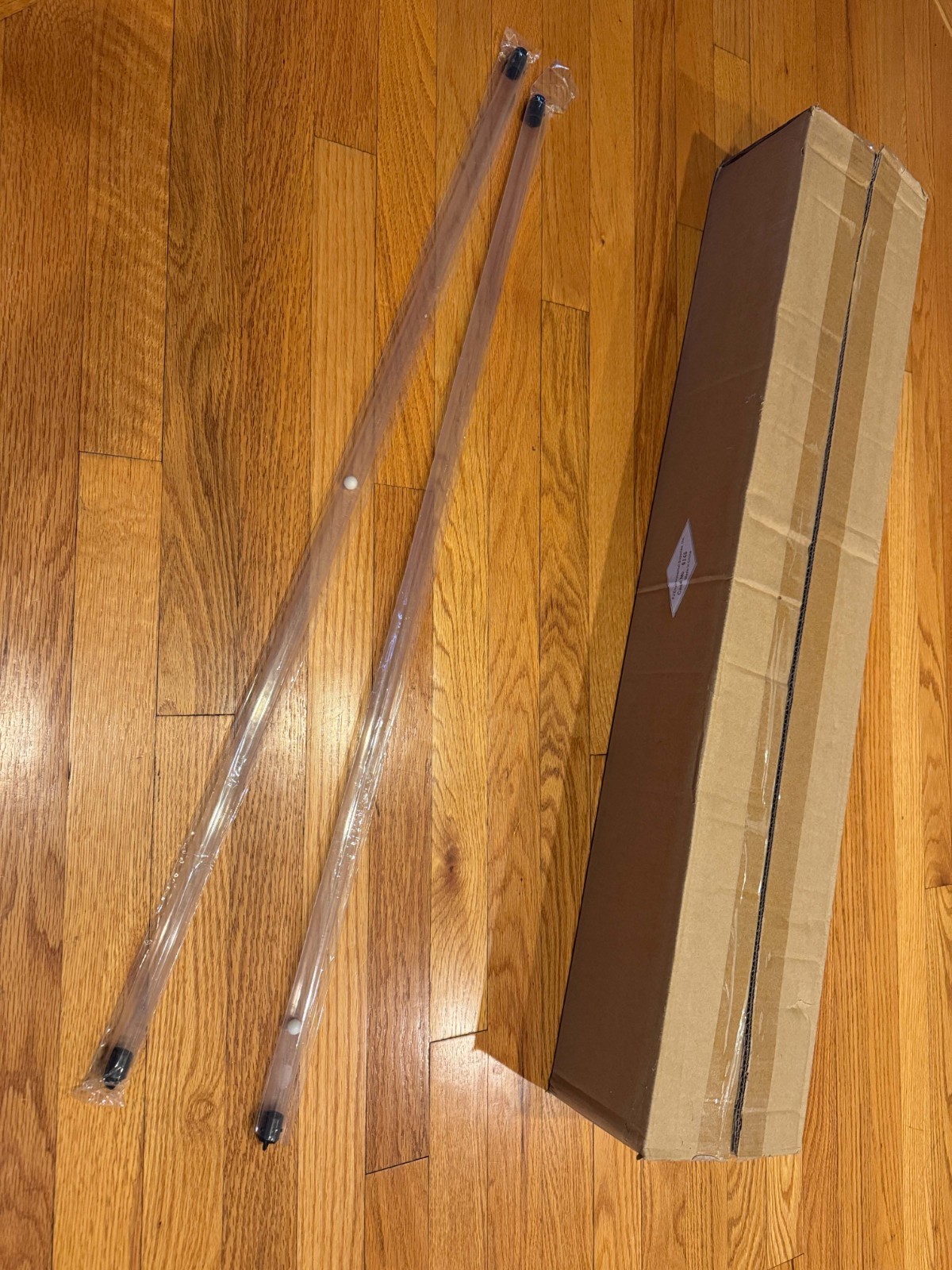 Disposal Groundwater Bailer, Clear PVC, 0.75"x3', Pack of 48