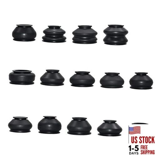 14PCS Ball Joint Boot, Tie Rod Boot, Dust Boots Cover, Track Rod End Set, Car 