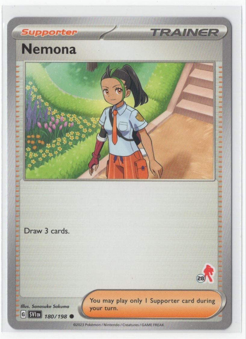 Pokemon Scarlet & Violet - 180/198 Nemona Armarouge Stamped #28