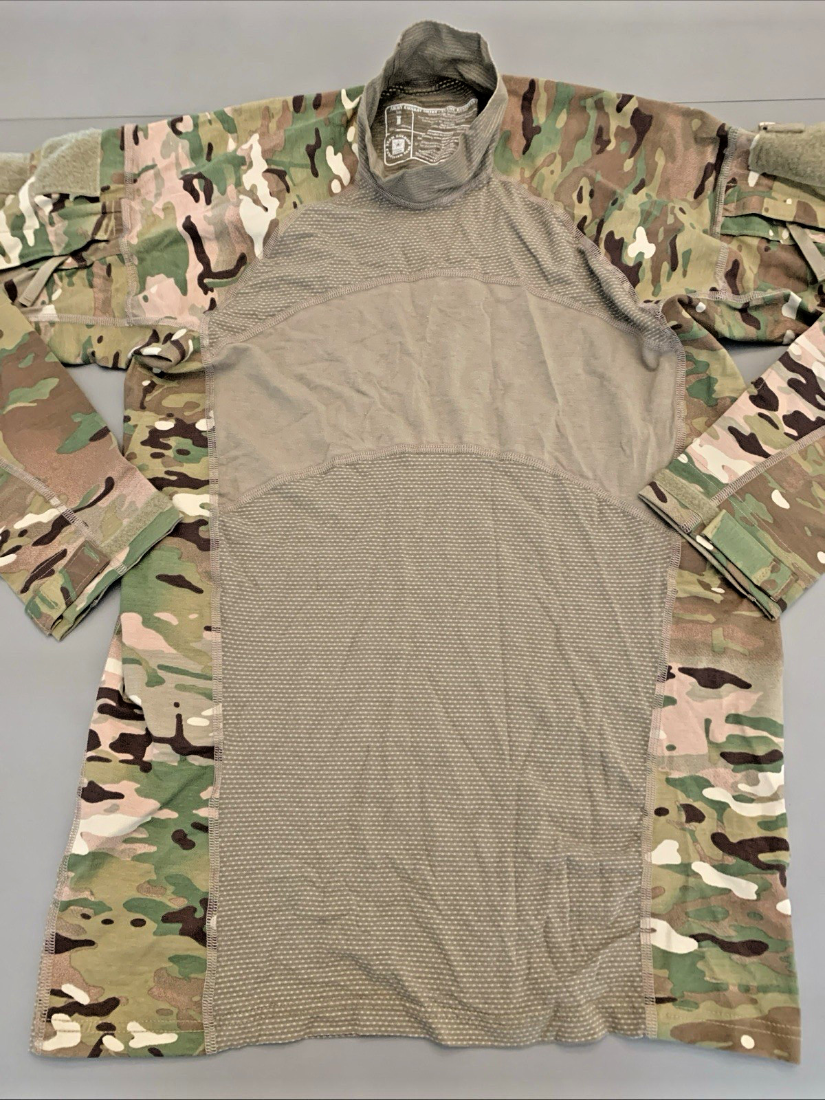 US ARMY COMBAT SHIRT LARGE TYPE II OCP Flame Resistant Multicam NWOT