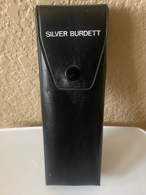 Silver Burdett VTG Illuminated 30x Microscope w/ Soft Storage Case