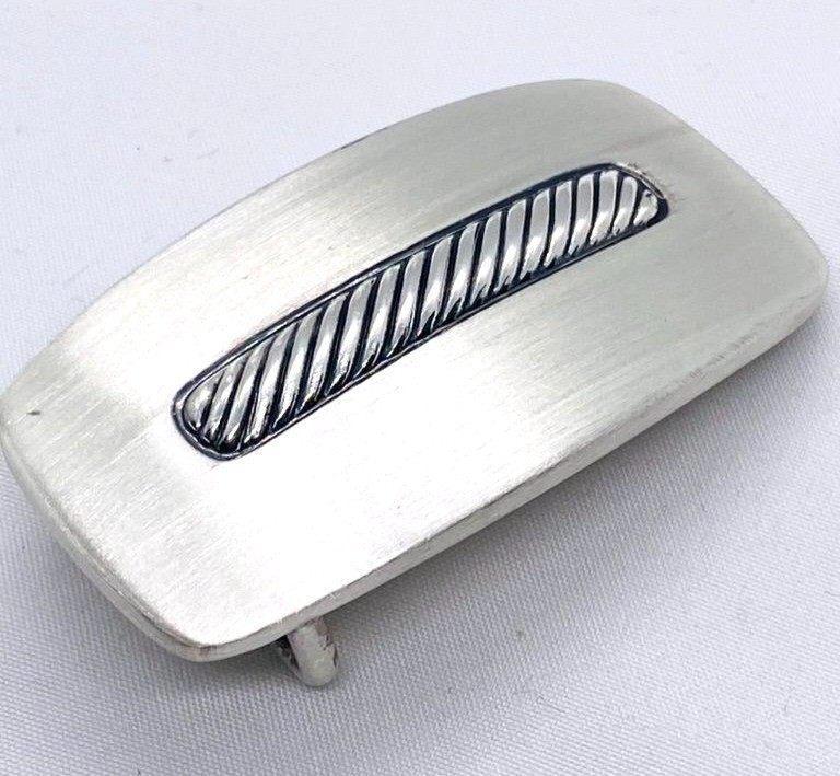 David Yurman Sterling Silver Belt Buckle