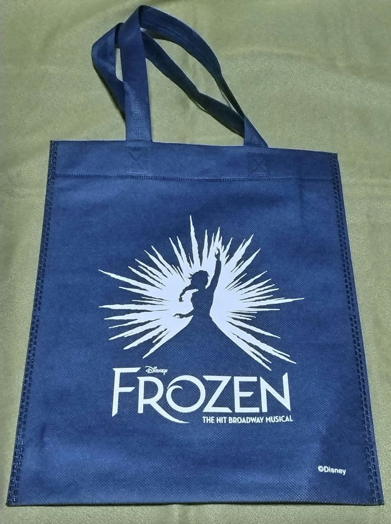 Frozen Eco Bag A4 Disney Anna & Elsa Used, Theater Merchandise
