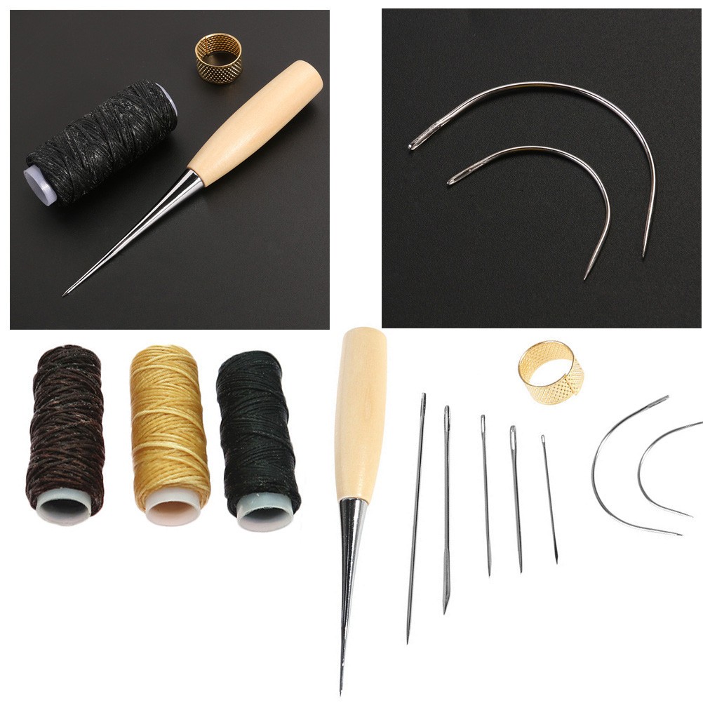 12 Pcs Handmade Craft Tool Hand Sewing Set Repair Tool for