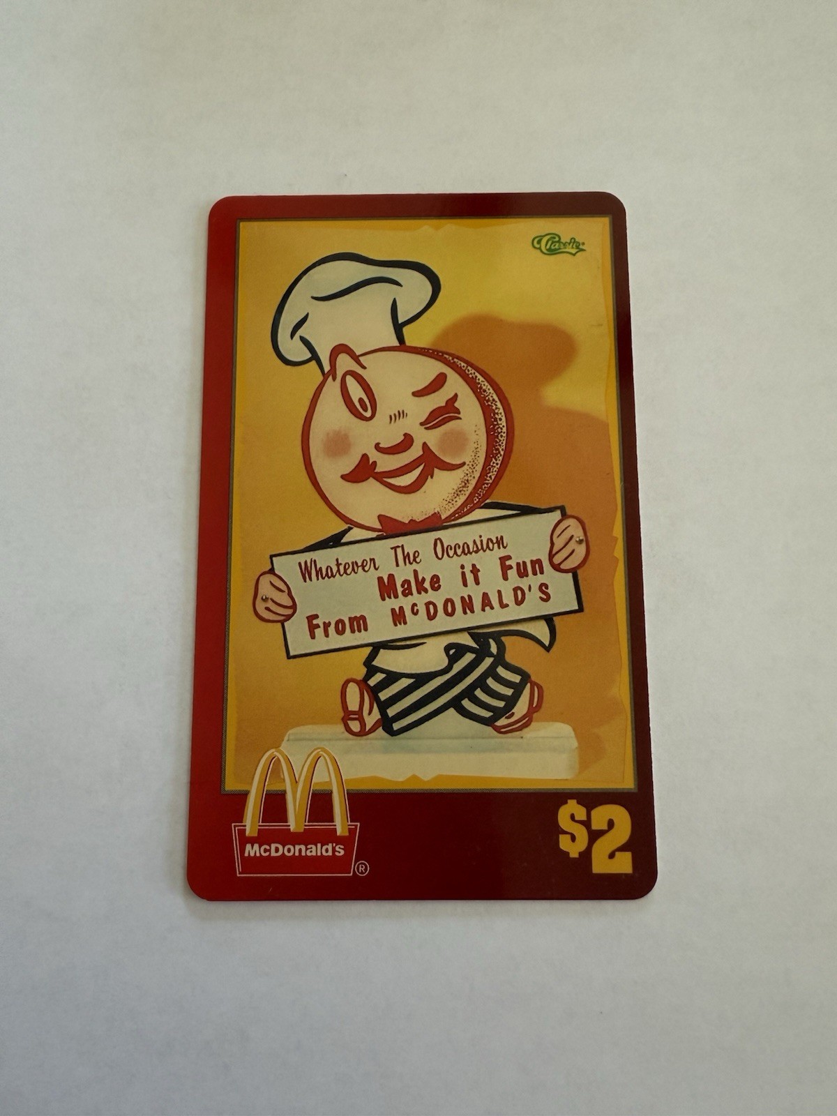 1996 Classic/Sprint McDonald's $2 Phone Card #16 of 50 Unscratched