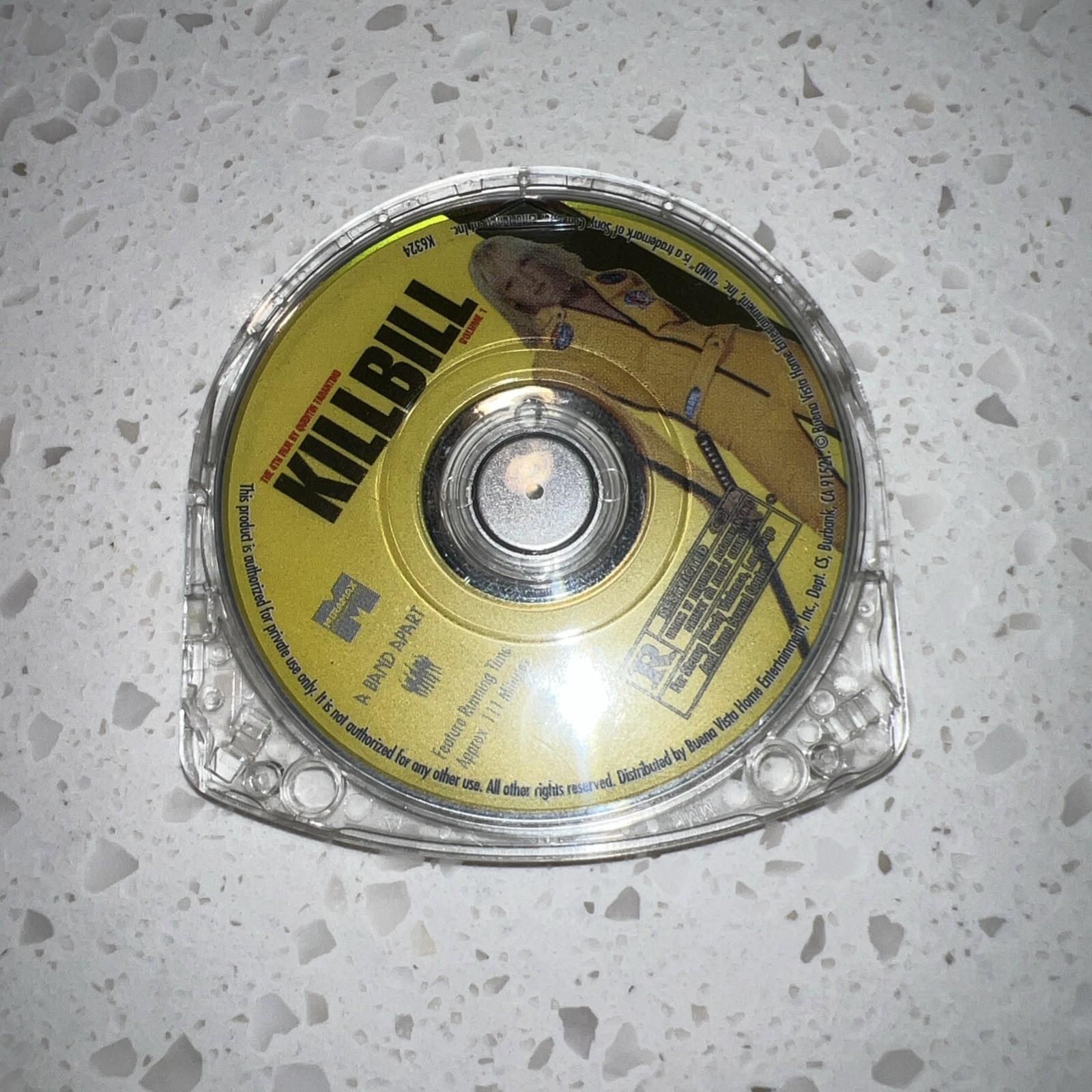 Kill Bill Volume Vol. 1 PSP UMD Disc Only Tested Working Free Shipping