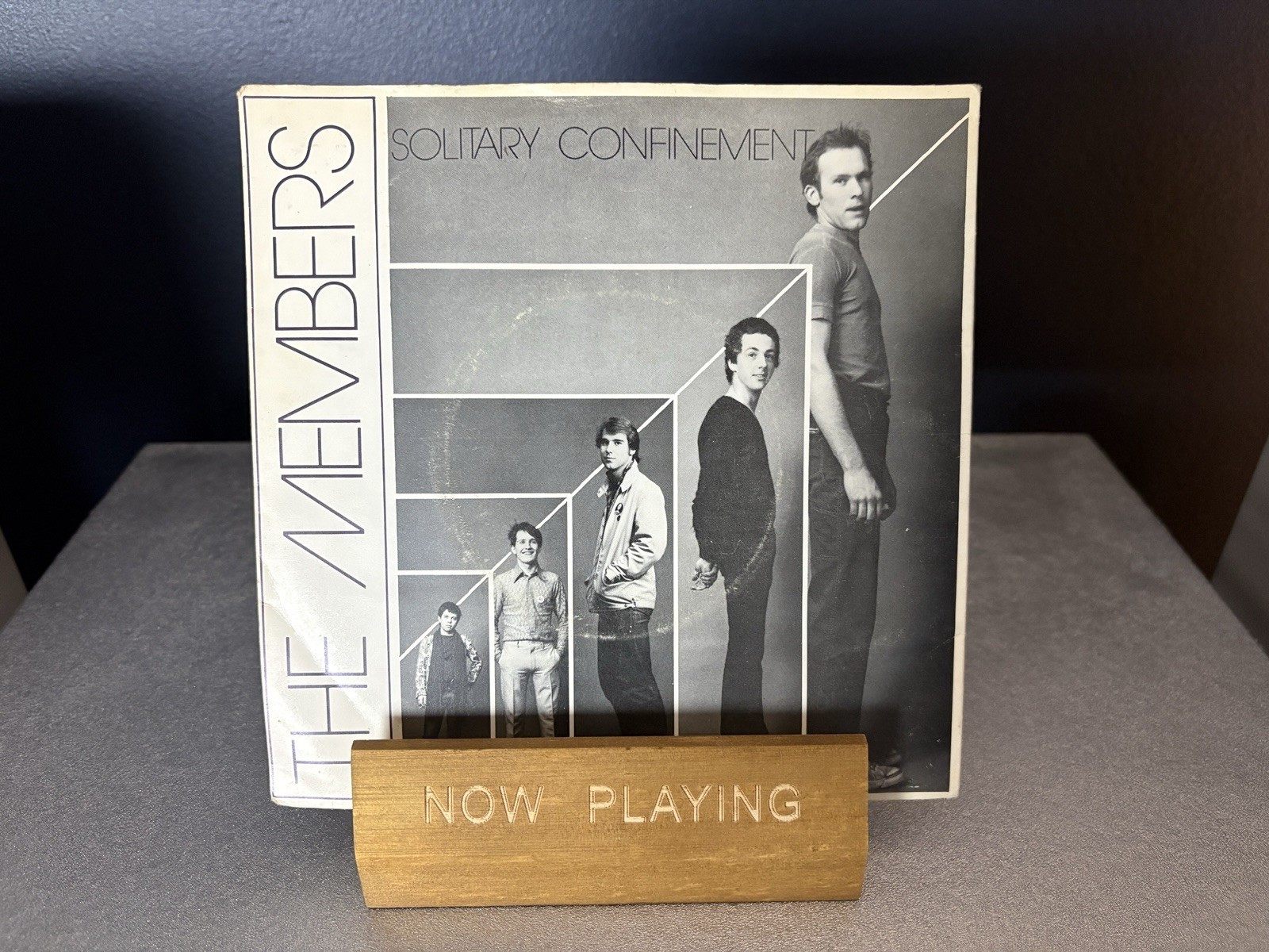 The Members Solitary Confinement UK 1978 7” Vinyl Record VG+/VG+