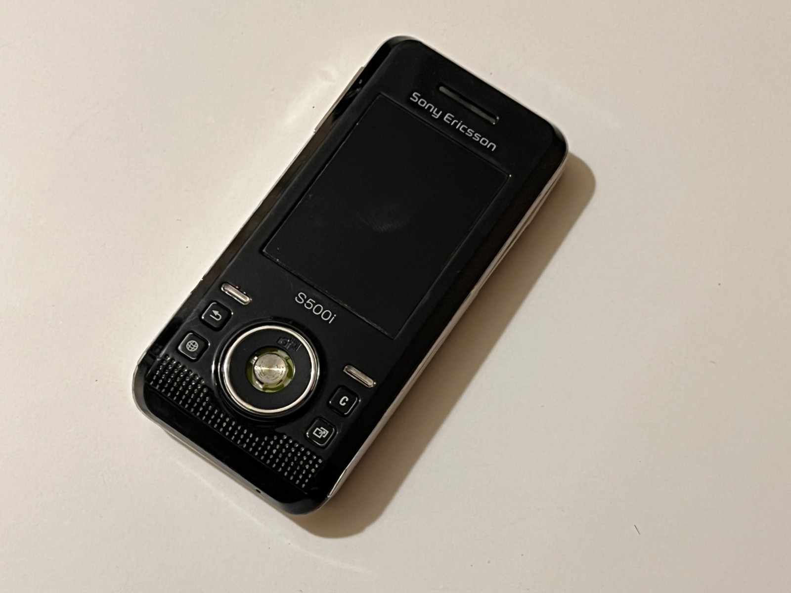Sony Ericsson S500i Black Vintage Cell phone Untested