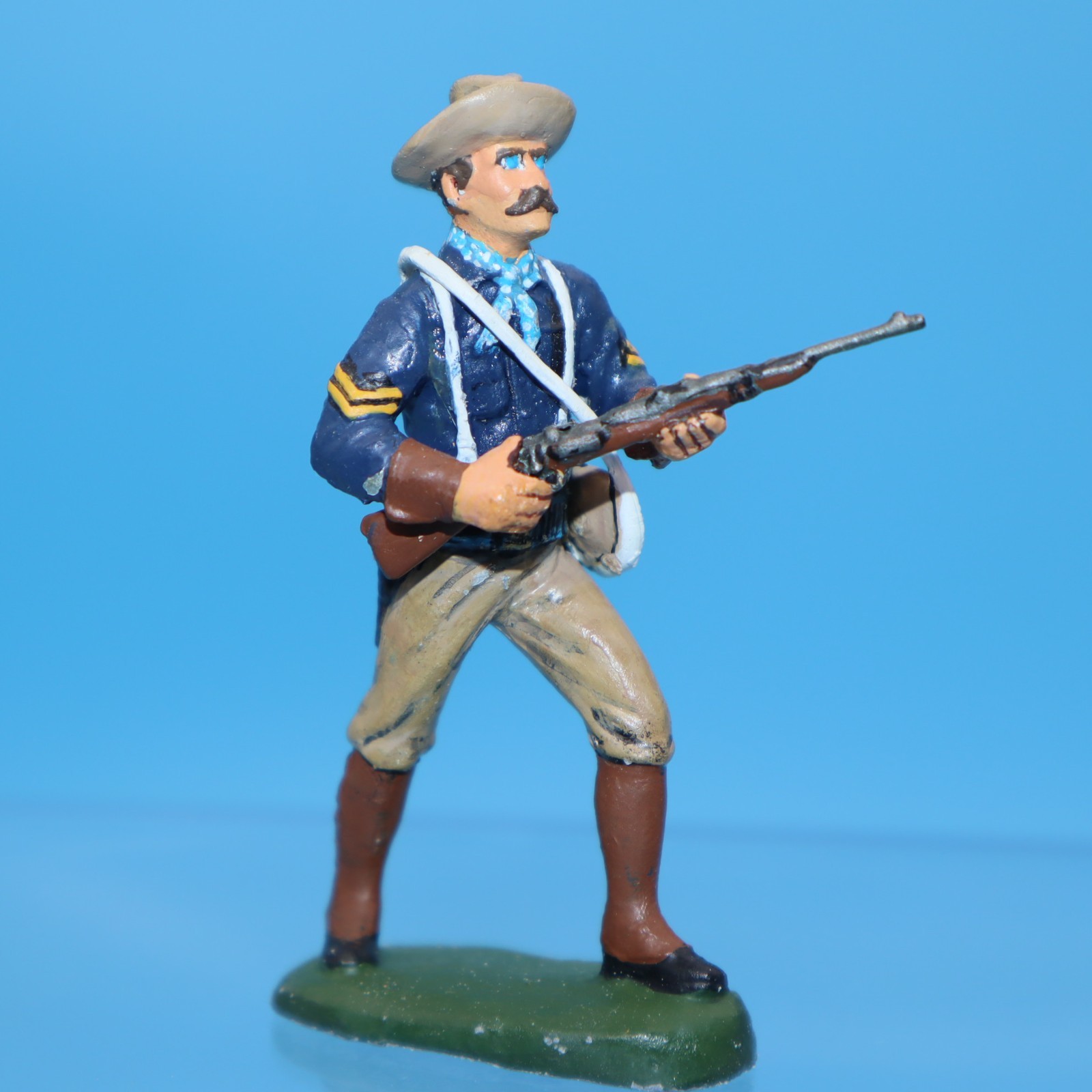 Vintage imrie risley toy soldier INDIAN WARS USA 54mm PAINTED - FREE POSTAGE