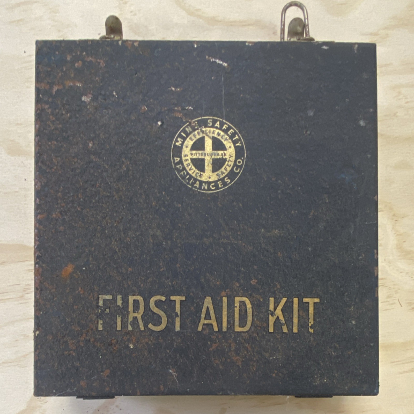 Rare COMPLETE Mine Safety Appliances (MSA) First Aid Kit – c.1930s–40s– Original