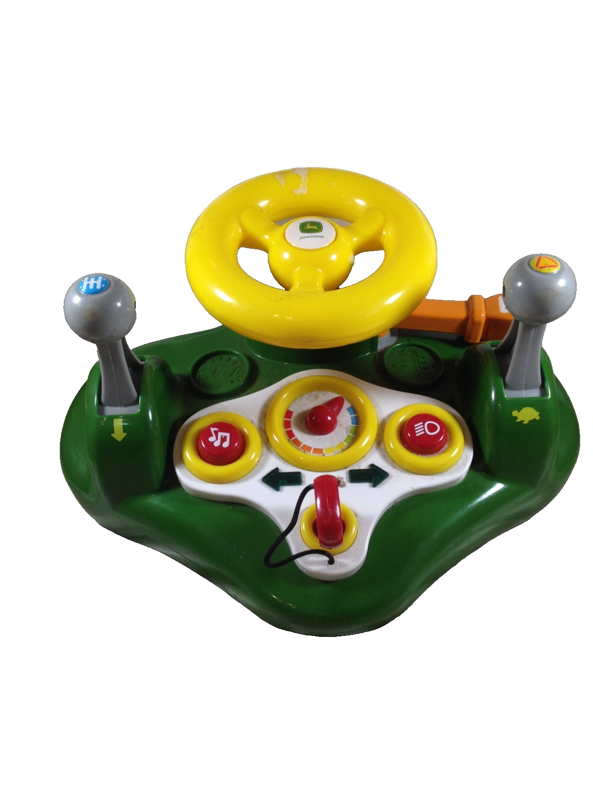 John Deere Kids Busy Driver Steering Wheel Toy Lights Sounds