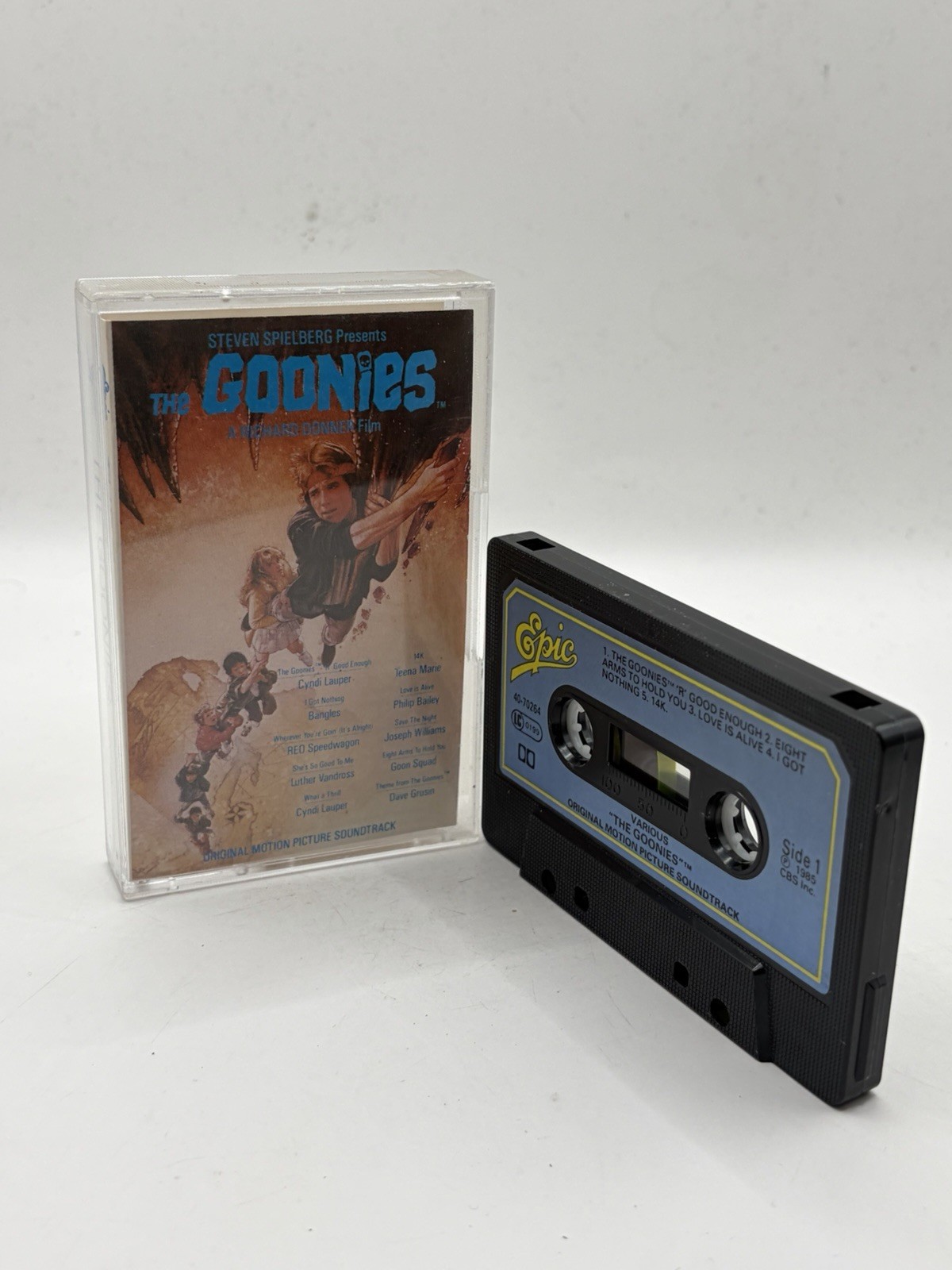The Goonies Cassette Tape Original Motion Picture Soundtrack 1985 Epic Records