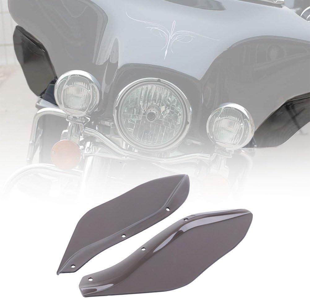  Fairing Air Deflectors for 1996-2013 Harley Touring Dark Smoke