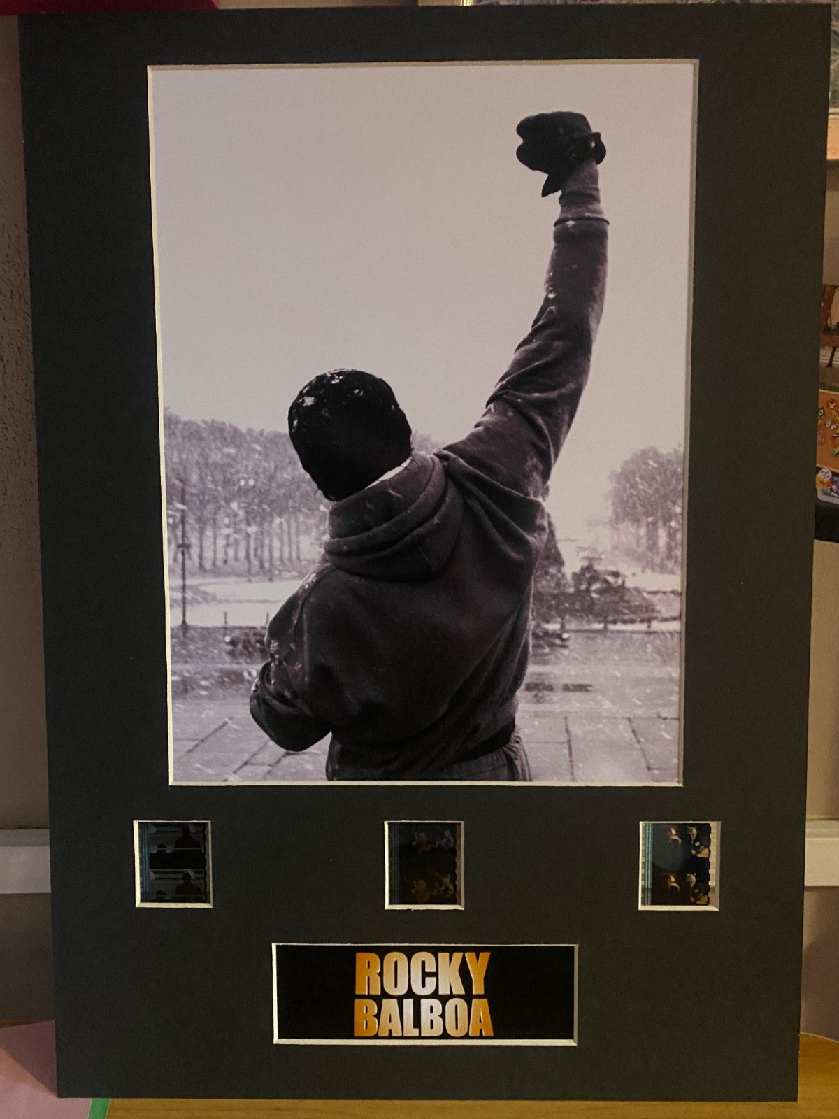 A3 Rocky Balboa film cell display