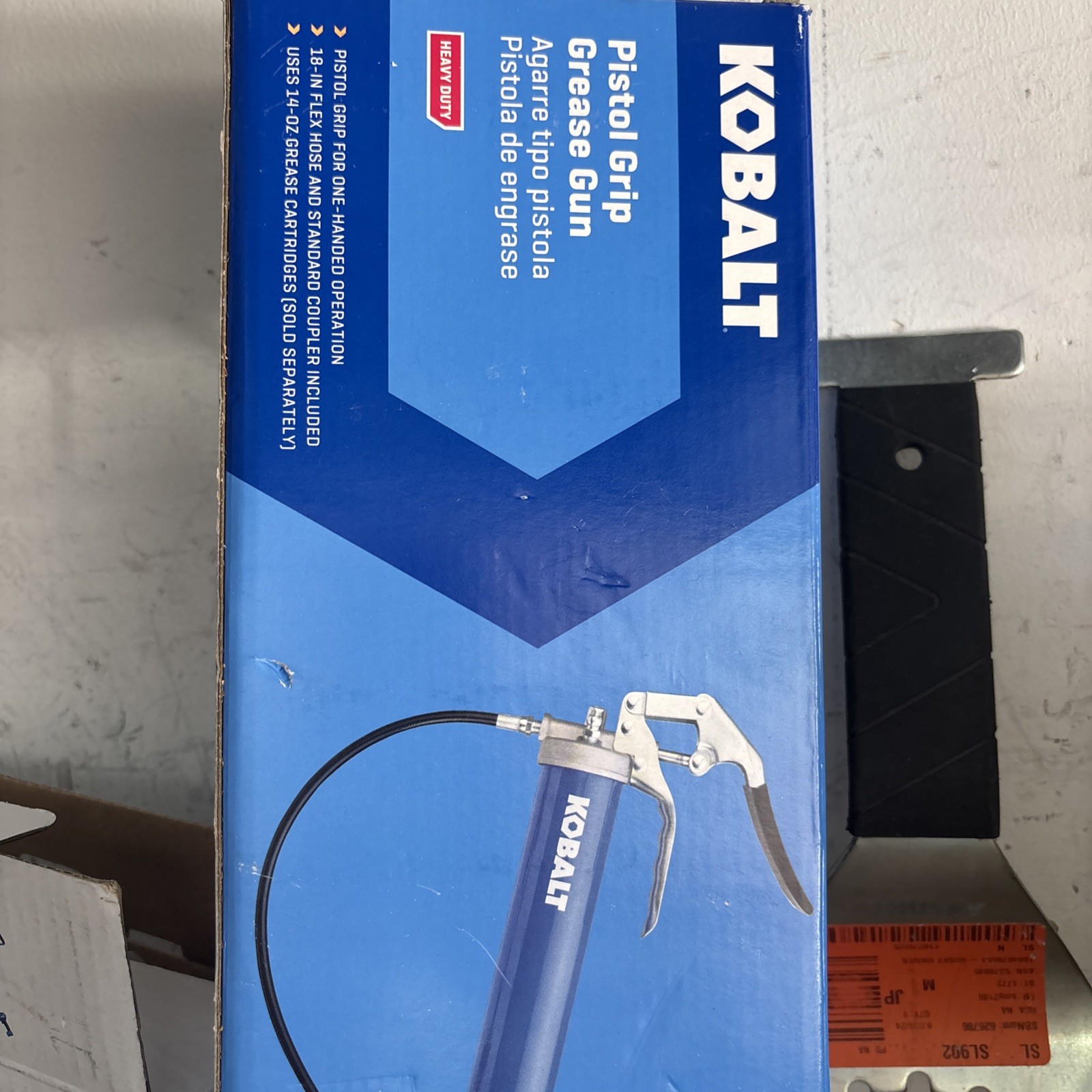 Kobalt Pistol Grip Grease Gun 5144523 18 inch Hose