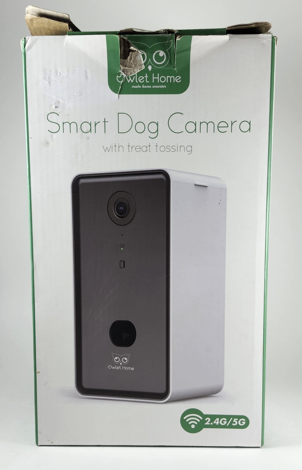 Owlet Smart Dog Camera & Treat Tosser 2 Way Audio New with Open Box