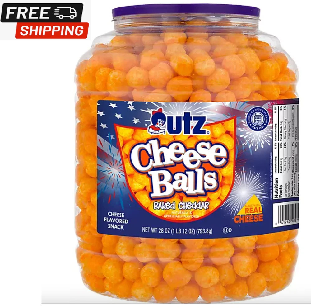 Utz Cheeseball Barrel (28 oz.)