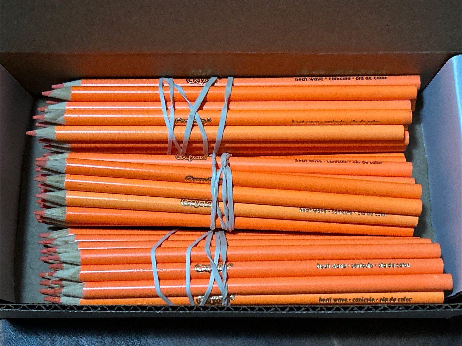 (60) Crayola Colored Pencils  (heat wave) BULK