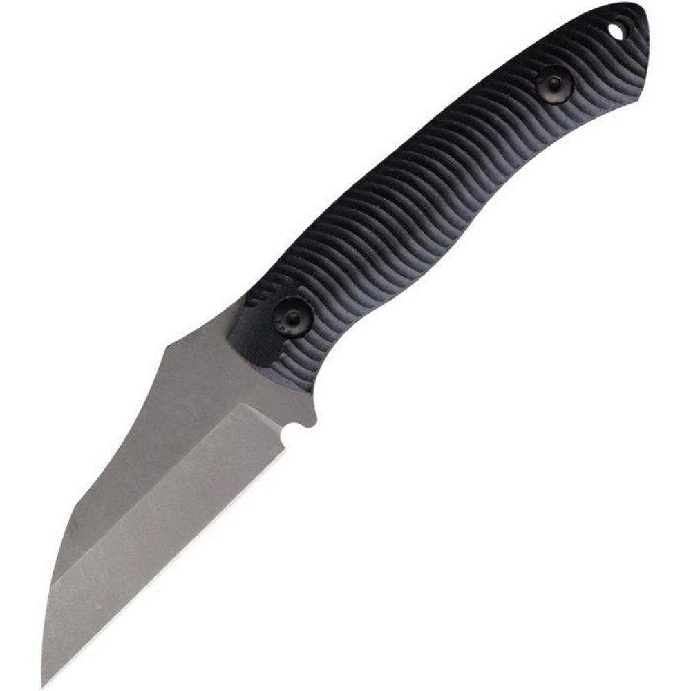Wachtman & Tool Kliff Fixed Knife AEB-L Steel Blade Black Micarta Handle - K-B-T