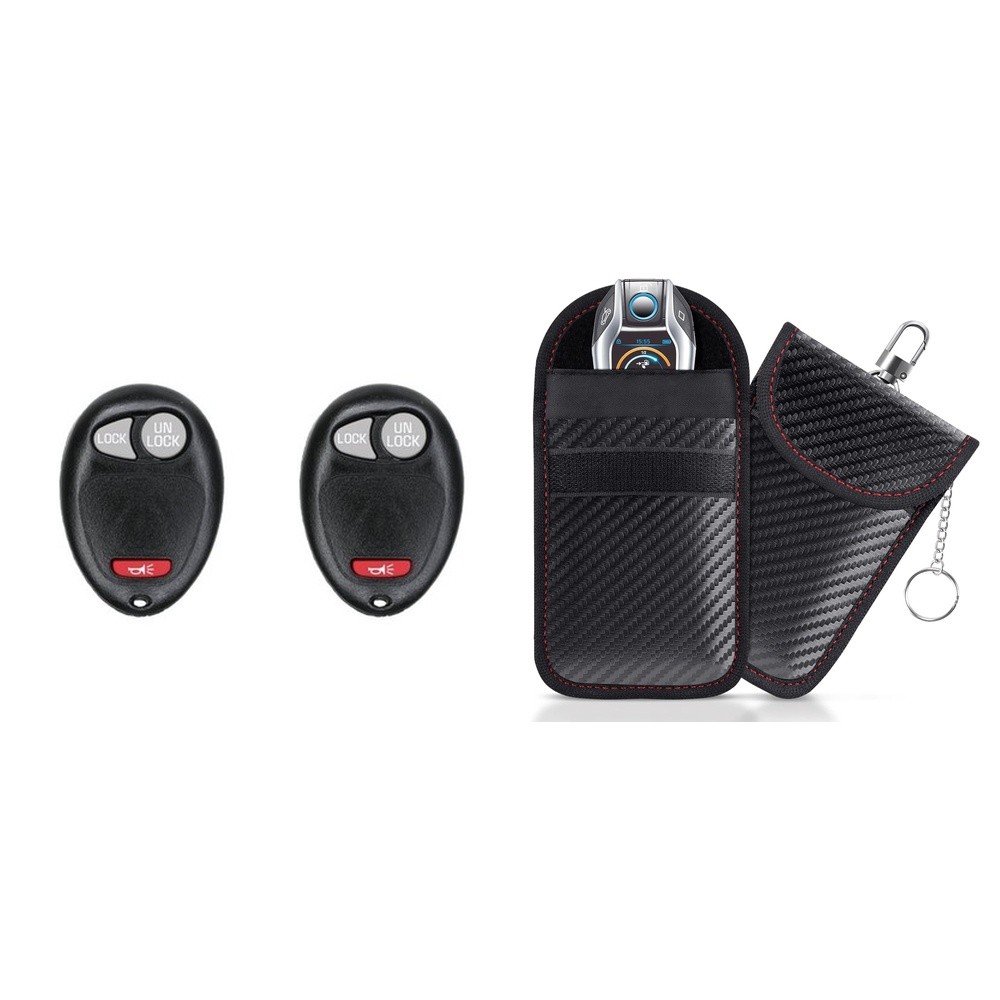 Repl. Key Fob Remote 2009 Hummer H3 FCC: L2C0007T MPN: 10335583 2-Pack w/Case