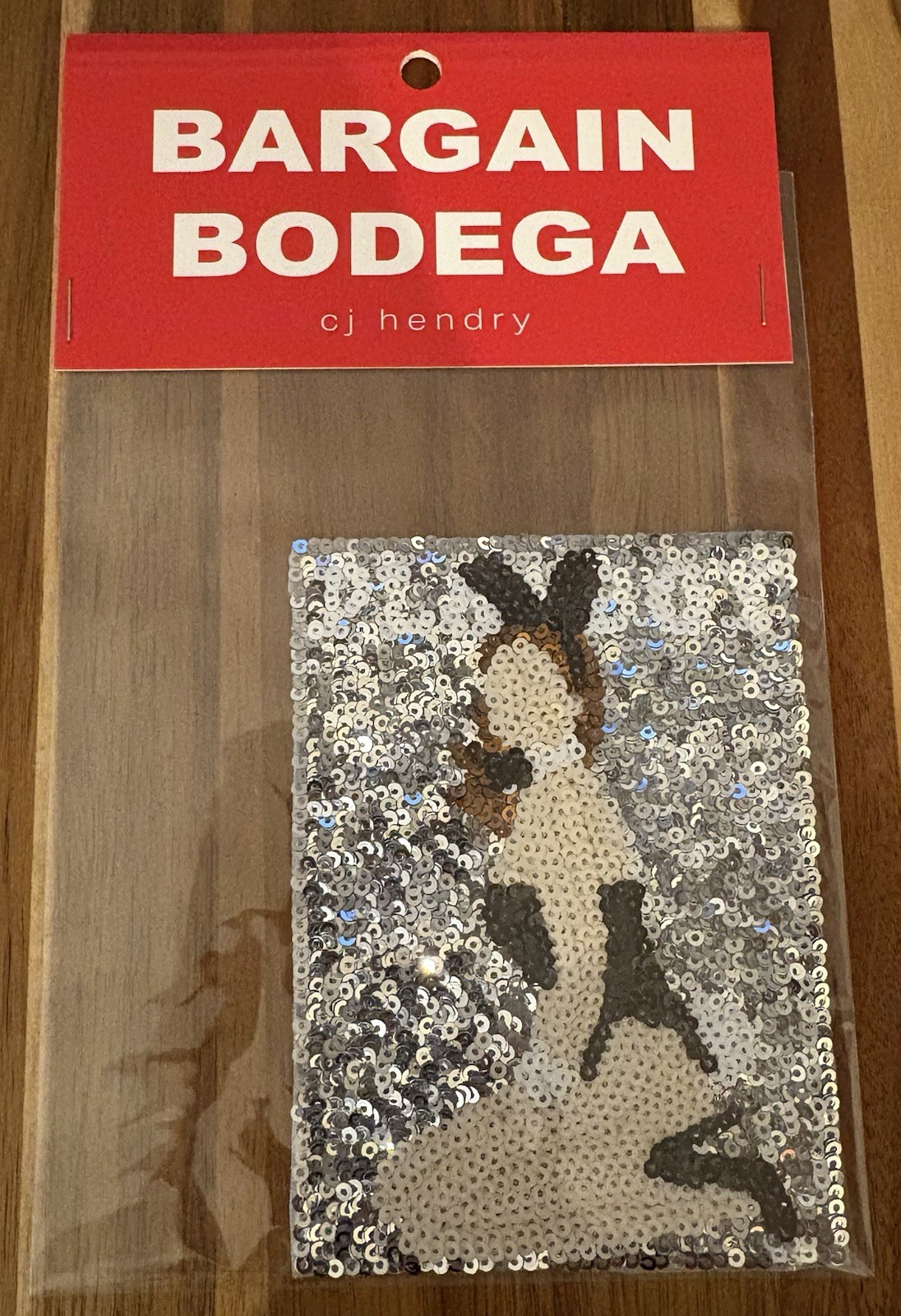 SEALED BRAND NEW Cj Hendry Bargain Bodega LMTD Edition Sequin Patch PLAYBOY MAG