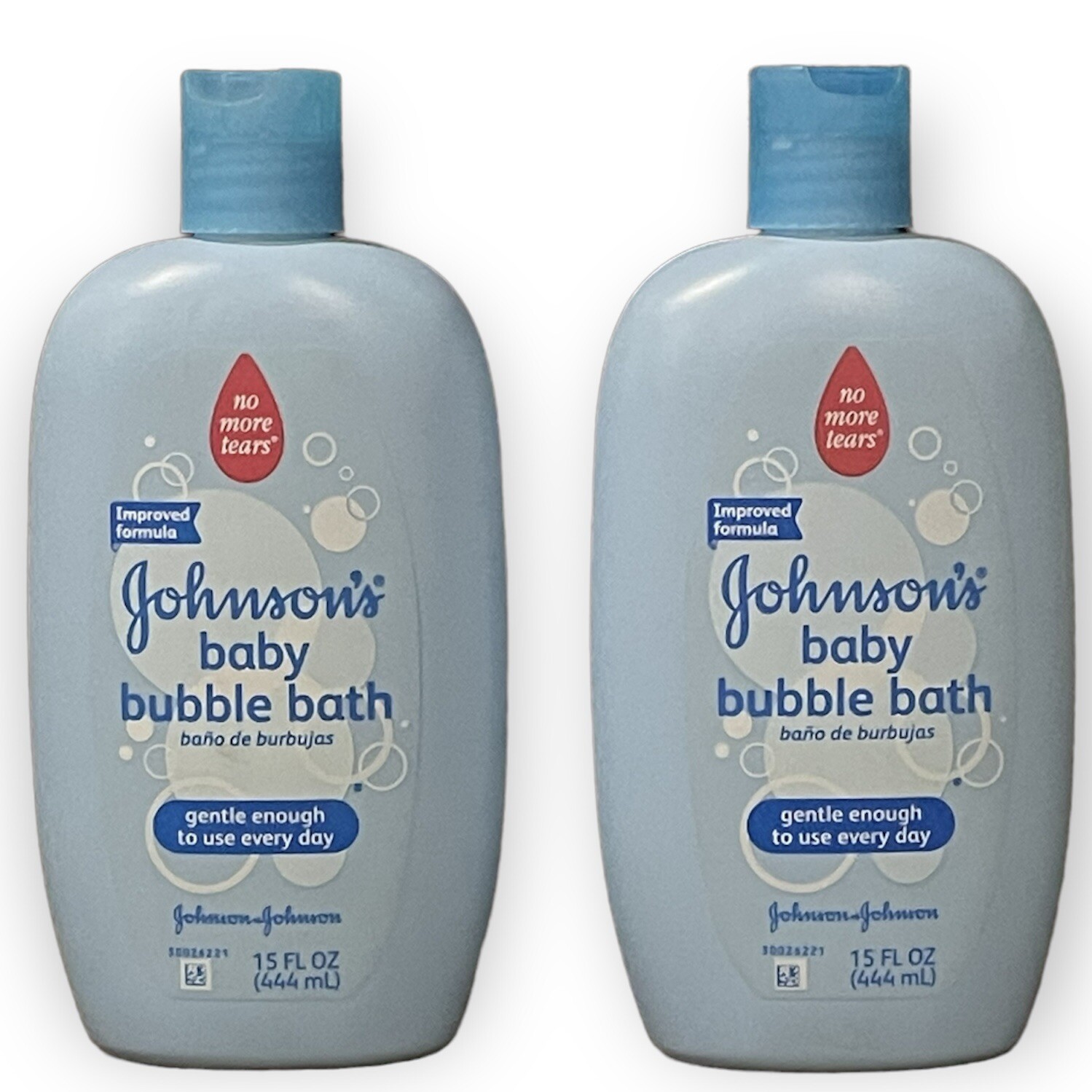 Johnson & Johnson's Baby Bubble Bath Gentle No Tears ORIGINAL Formula Lot Of 2