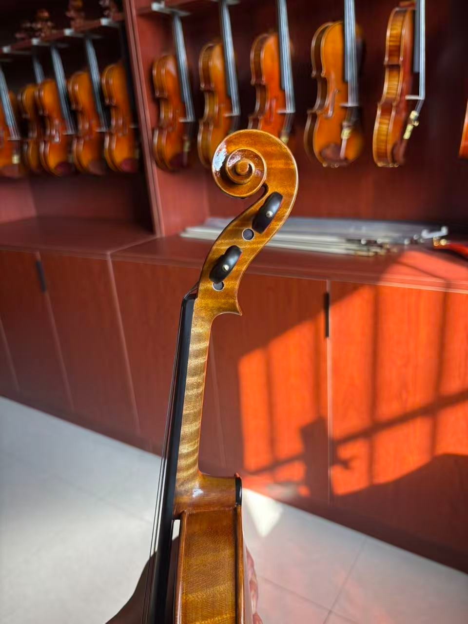 Nice Flamed Spruce and Maple 4/4 Hand Made Professional Solid Wood Violin