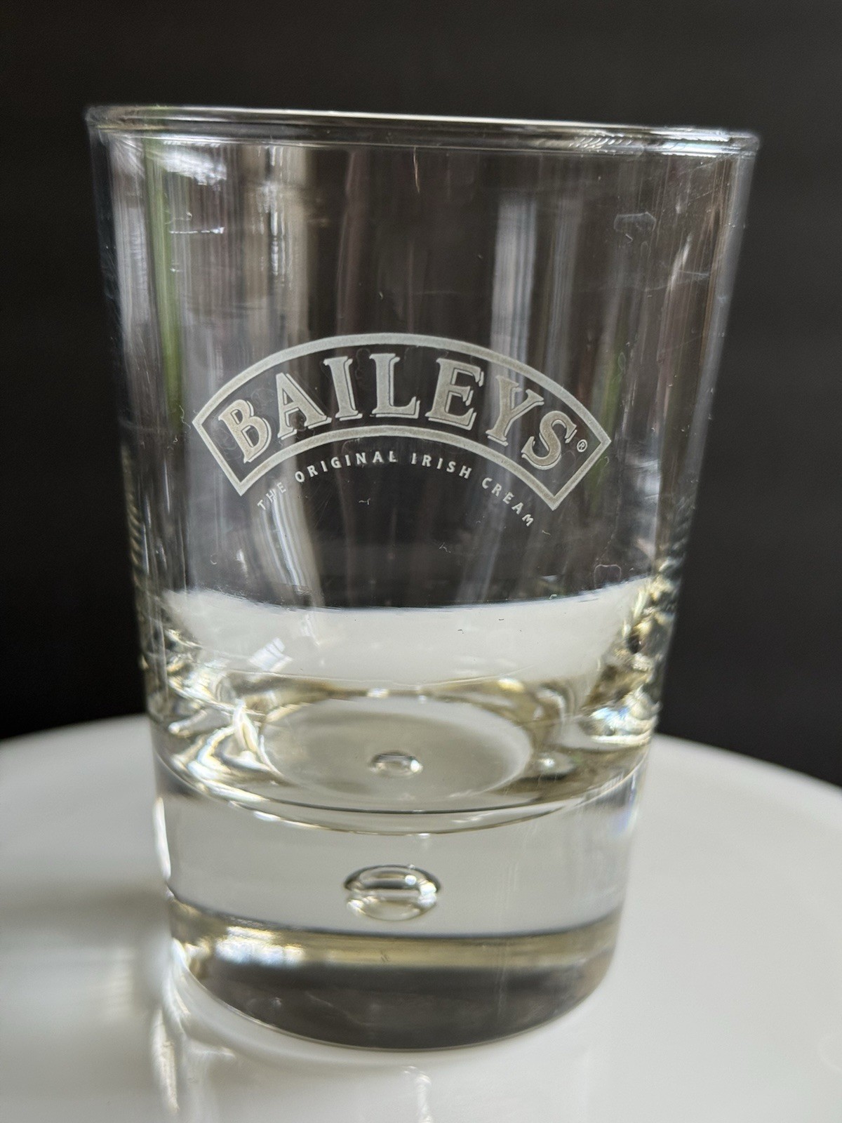 Bailey's Irish Cream Etched Rocks / Tumbler Glass - 4.25" Lowball