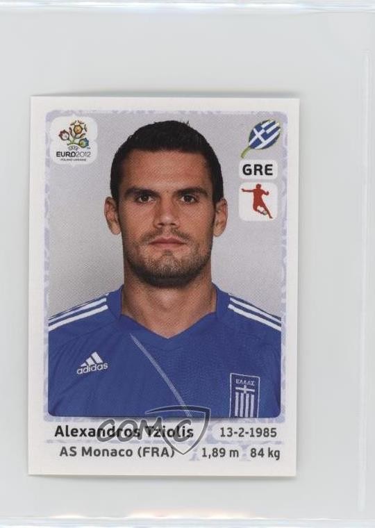 2012 Panini UEFA Euro Album Stickers Alexandros Tziolis #93 2k3