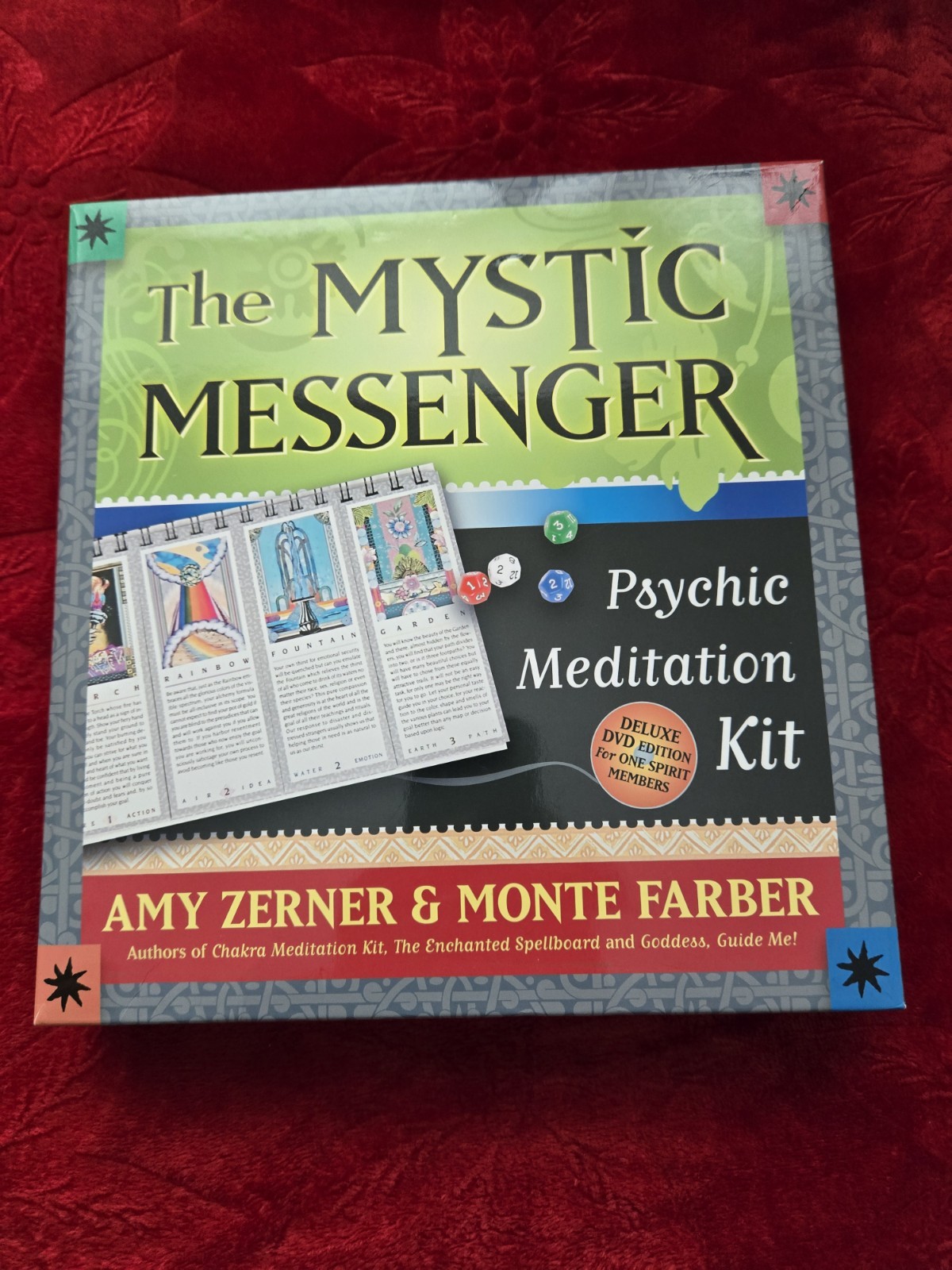 Mystic Messenger Psychic Meditation Kit Guide Book DVD Amy Zerner Unopened