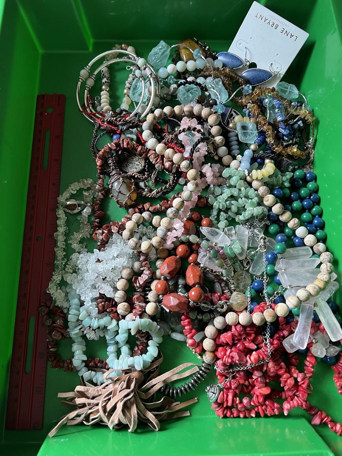 Semiprecious Gemstone Lot 2.119 Pounds! Necklaces, Bracelets