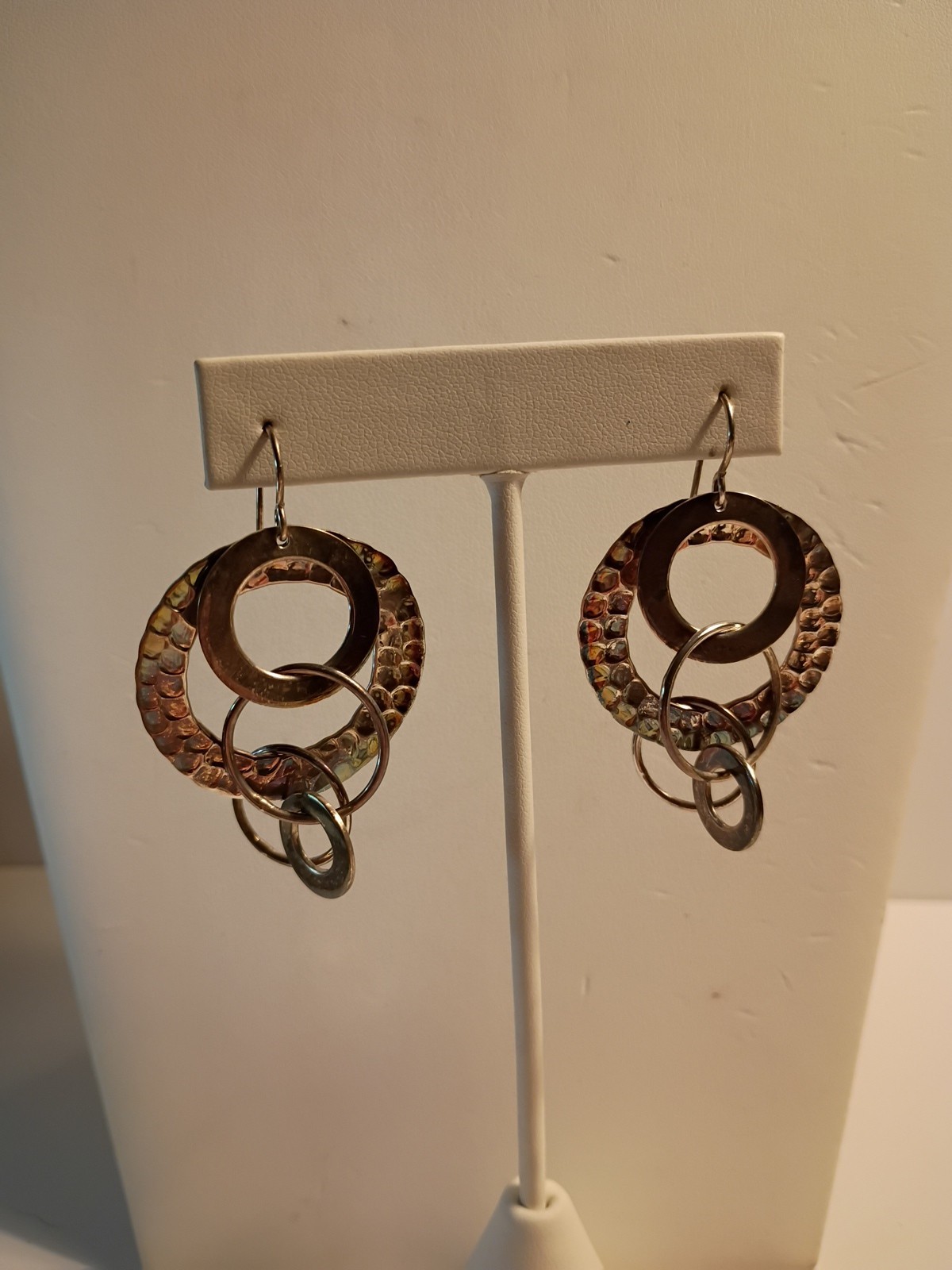 Sterling Silver Large Dangle Earrings Mexico