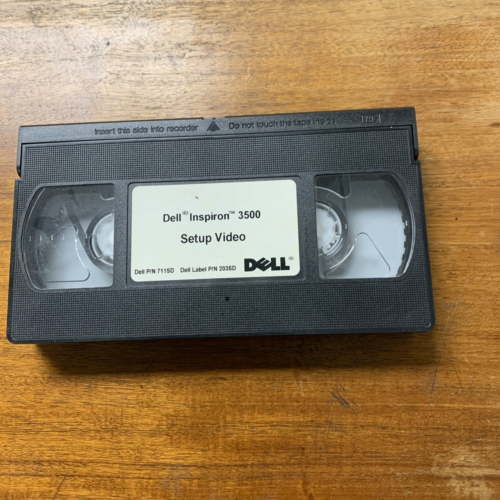 Rare Dell Inspiron 3500  Setup Video VHS