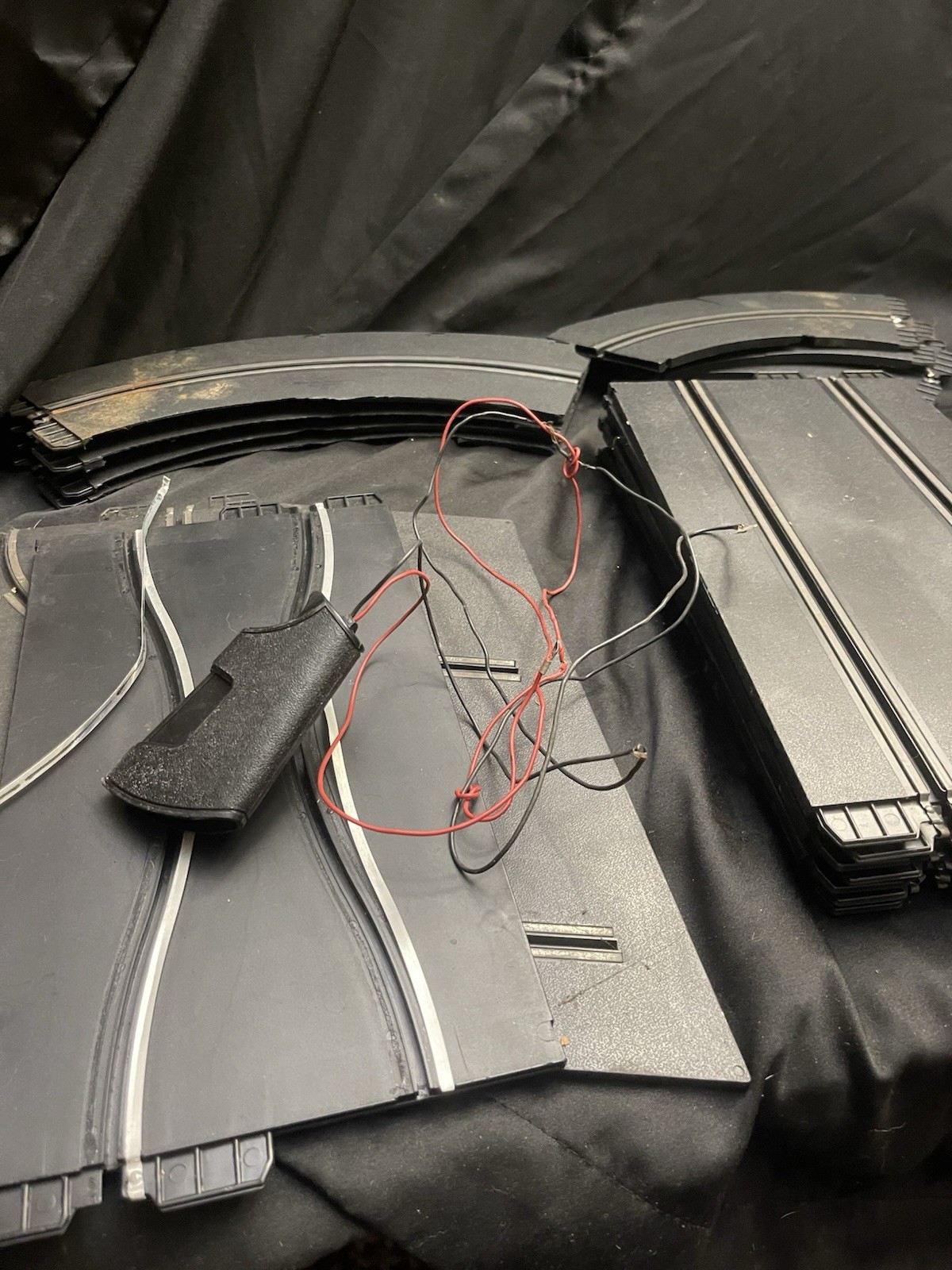 Vintage Strombecker Slot Car Track Lot Controller Bridge Parts Untested