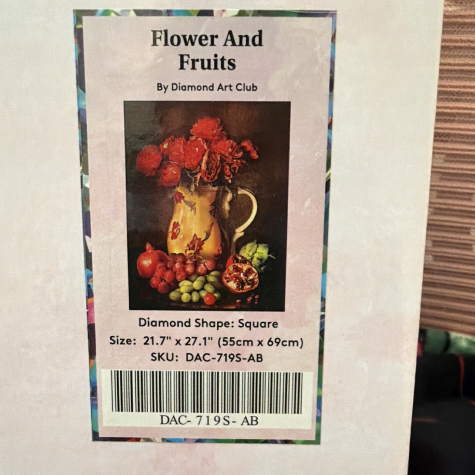 Flower And Fruits - New - Diamond Art Club - DISCONTINUED PRODUCT!