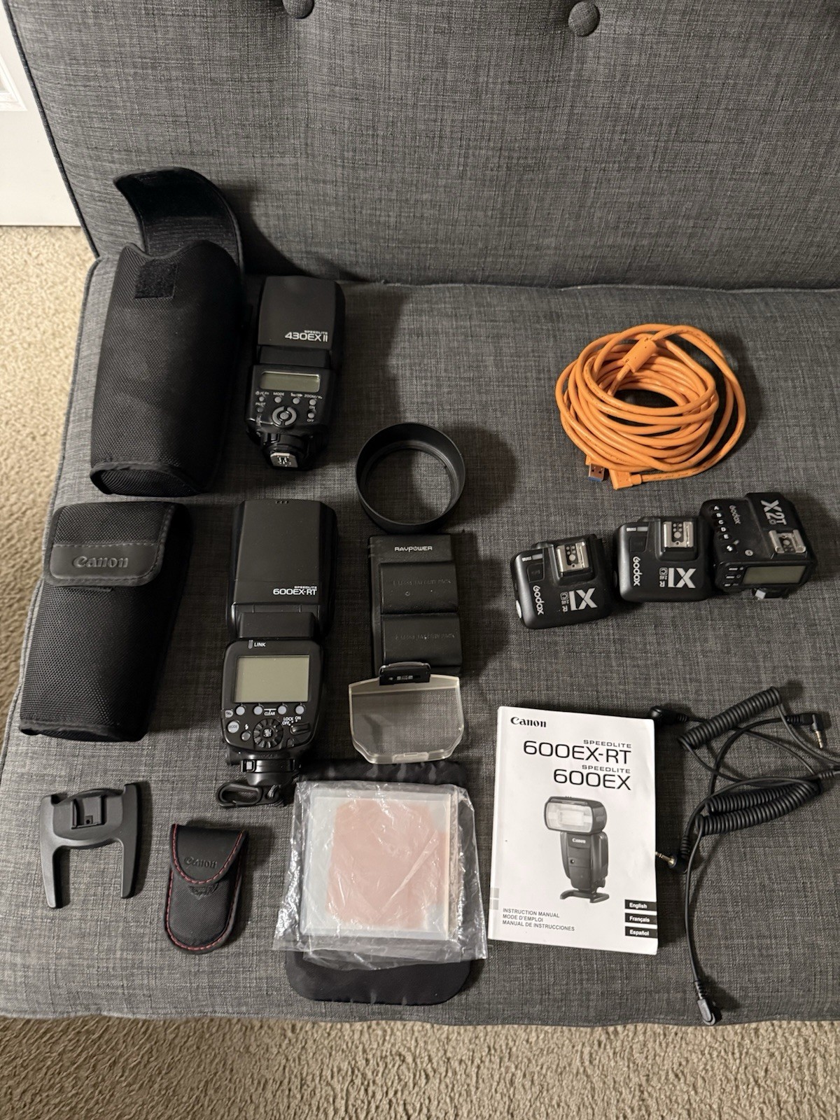 Canon Accessories Lot (as In) All Items Do Work.