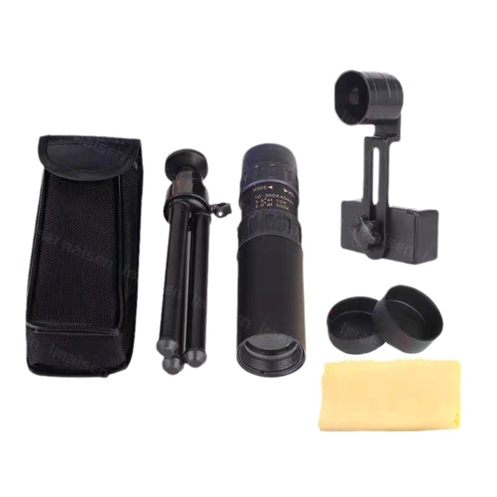 10-300X   Portable Strong Binoculars Long Range Professional Spyglass1055